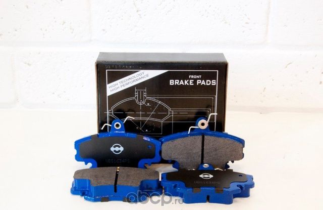 Колодки тормозные передние (Vite). Артикул VBS1634PS