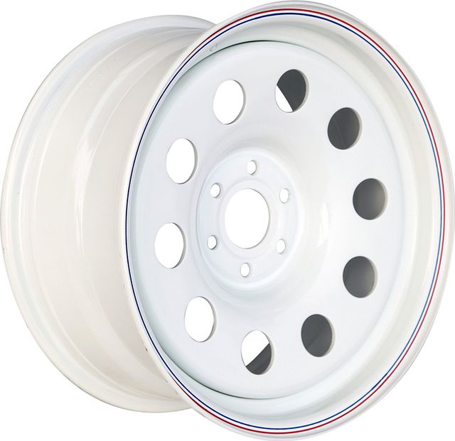 Колёсный диск OFF-ROAD Wheels усиленный стальной белый 6x114,3 8xR17 d66 ET+25 для Nissan Navara D40 3,0TD 2004-2015. Артикул 1780-61466WH+25