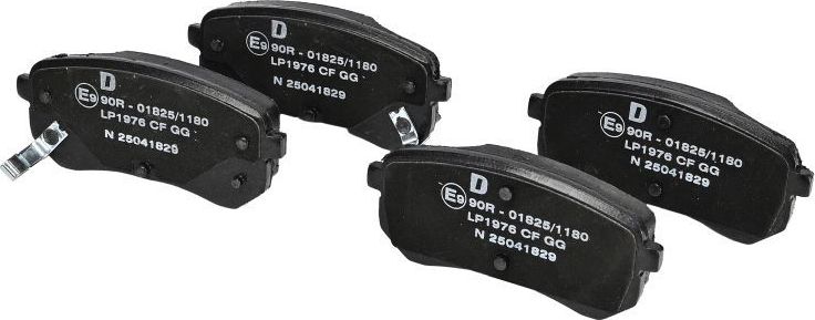 Тормозные колодки Delphi (Low-Metallic). Артикул LP1976