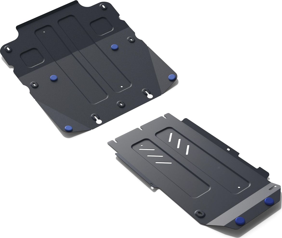 Защита Rival для картера, КПП и РК Genesis G70 4WD 2018-2026. Артикул K111.2841.1