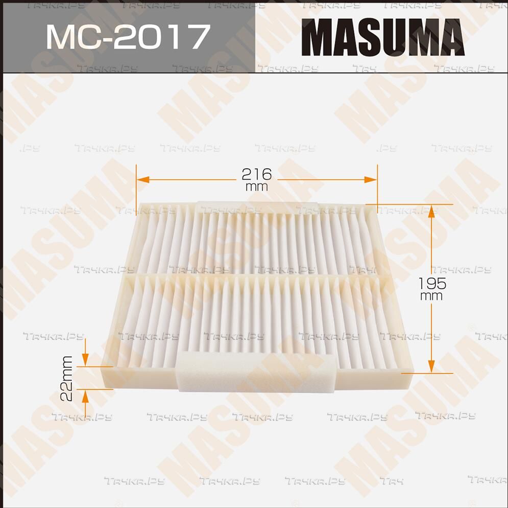 Салонный фильтр Masuma. Артикул MC-2017
