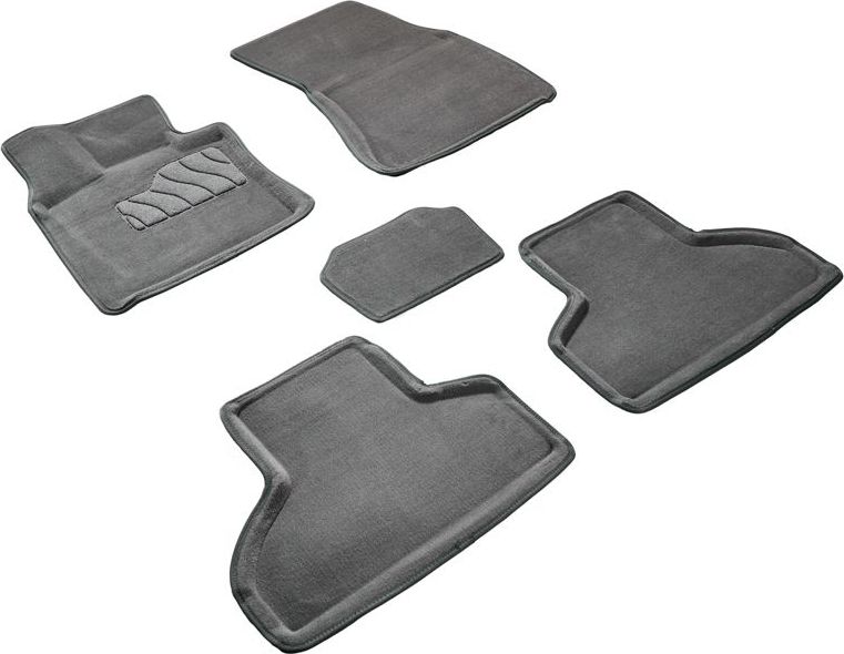 Коврики Seintex 3D ворсовые для салона BMW Х5 F15 2013-2019 СЕРЫЕ. Артикул 99805