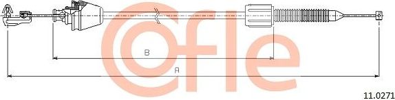 Трос газа Cofle. Артикул 92.11.0271