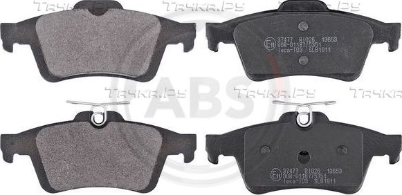 Тормозные колодки ABS задние для Ford Tourneo Connect II 2013-2026. Артикул 37477