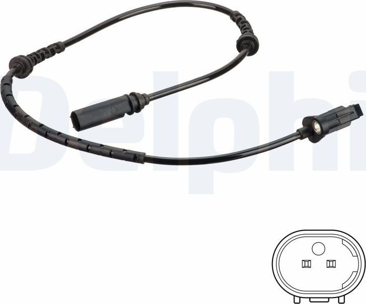 Датчик ABS Delphi. Артикул SS20804