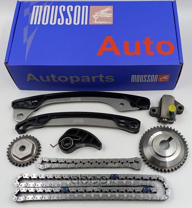 Комплект цепи ГРМ Nissan HR16 1,6L (Mousson). Артикул STKHR16DE
