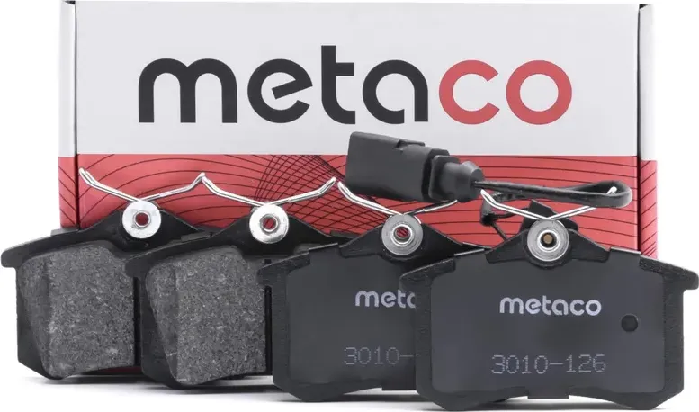 Колодки тормозные задние дисковые к-кт (Metaco). Артикул 3010126