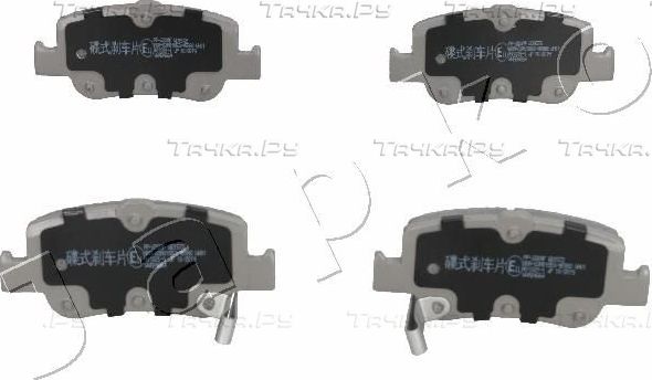 Тормозные колодки Japko задние для Toyota Corolla E140, E150 2006-2014. Артикул 51220