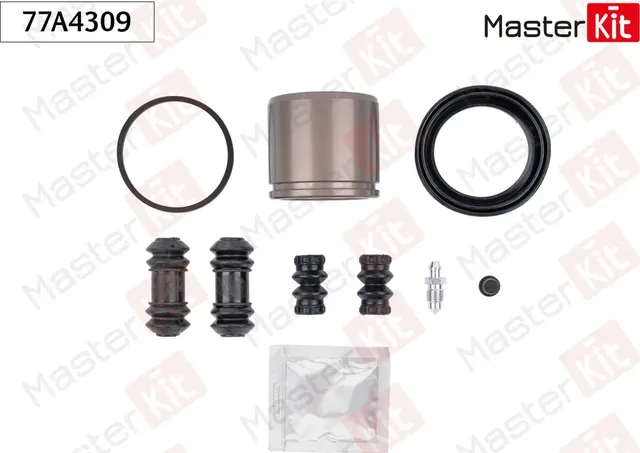 77A4309 Ремкомплект тормозного суппорта + поршень Audi Q5 (8RB) 2008 (Master KIT). Артикул 77A4309