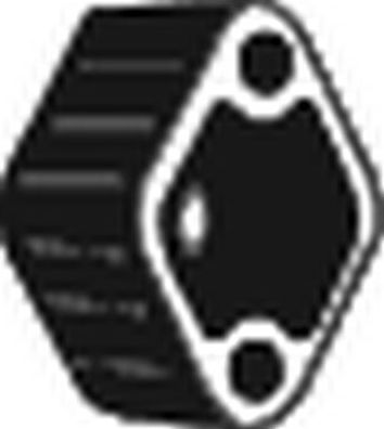 Кронштейн глушителя Bosal (Бельгия). Артикул 255-375