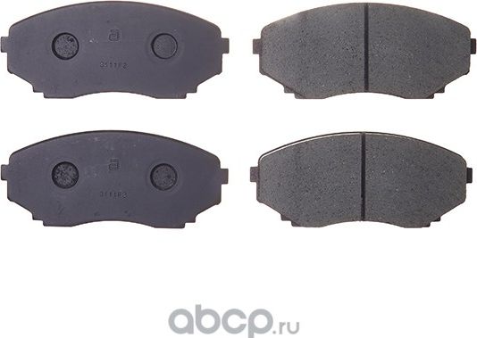 Колодки тормозные перед MAZDA CX7/9 06-13 MPV 06 (Akebono). Артикул AN452K