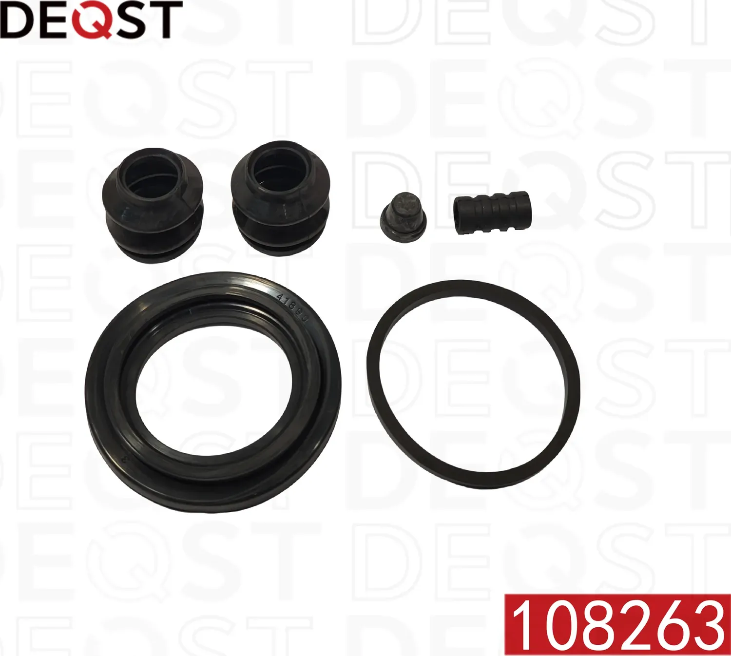 Ремкомплект тормозного суппорта заднего (для поршня O 43 mm  суппорт Kasco). KIA Sorento (JC) 02> (Deqst). Артикул 108263