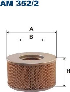 Воздушный фильтр Filtron. Артикул AM 352/2