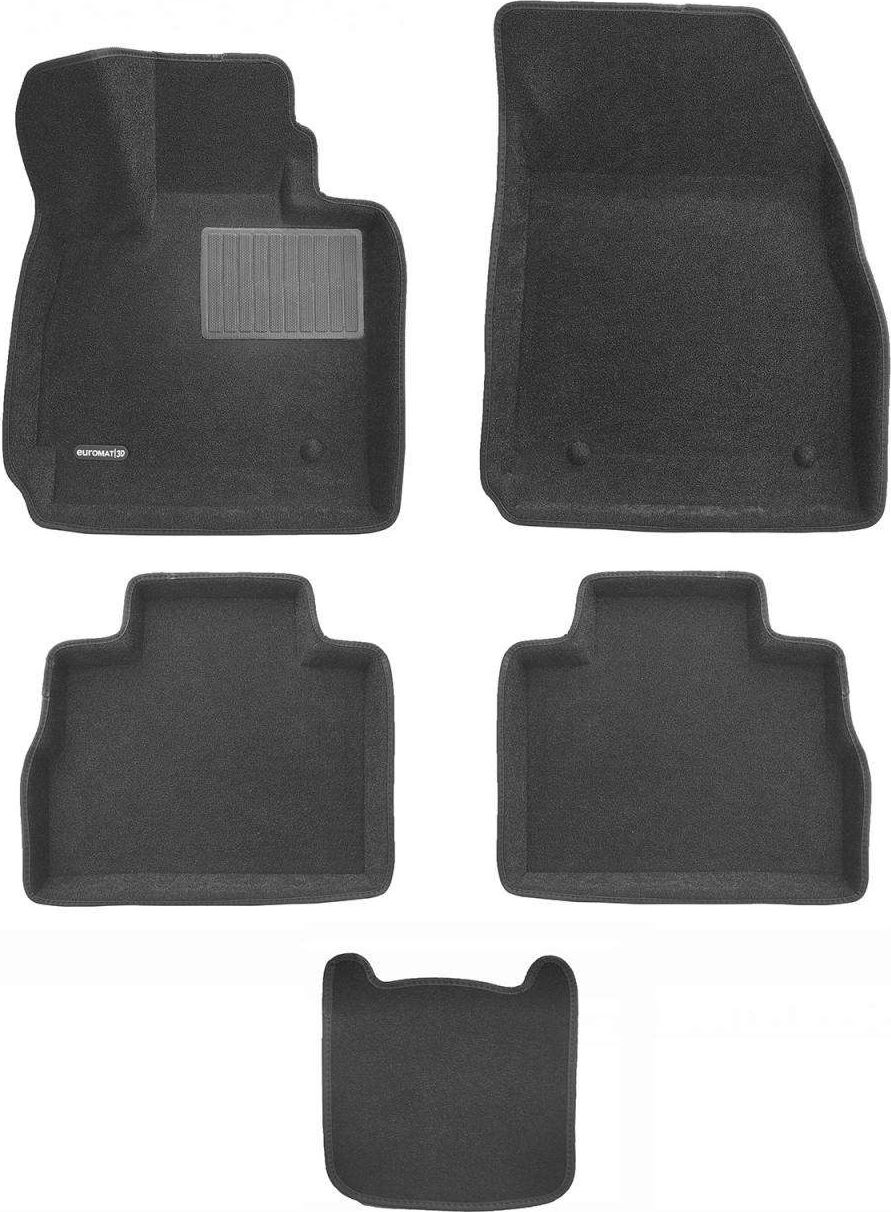 Коврики текстильные Euromat 3D Business для салона Jaecoo J8 2024-2026. Артикул EMC3D-000031