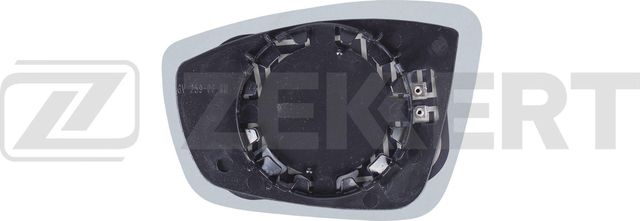 Зеркальное стекло бокового зеркала Zekkert правое для SEAT Mii 2011-2019. Артикул SP-1147