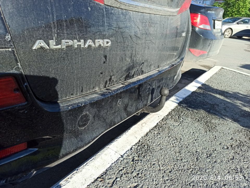 Фаркоп AvtoS для Toyota Alphard II 2008-2014. Артикул TY 39