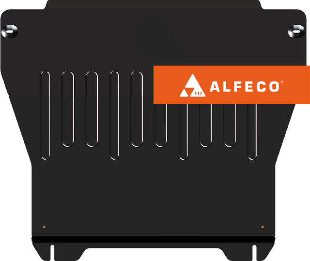 Защита Alfeco для картера и КПП (установка на кронштейны) Exeed VX 2021-2026. Артикул ALF.61.03