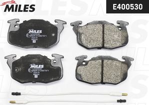 Тормозные колодки Miles (Low-Metallic) передние для Citroen Saxo 1996-2004. Артикул E400530