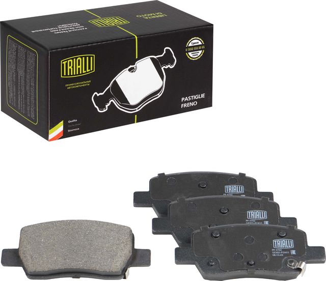 Тормозные колодки Trialli (Low-Metallic). Артикул PF 4702