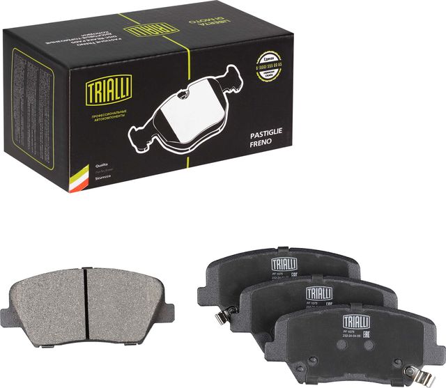 Тормозные колодки Trialli (Low-Metallic). Артикул PF 1075