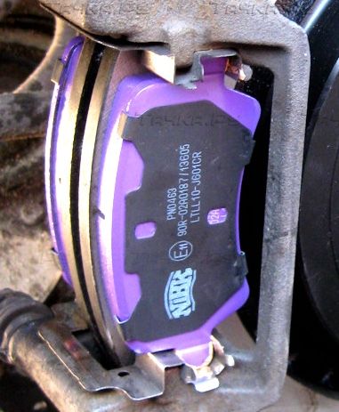 Тормозные колодки NiBK задние для Volvo V70 II 2001-2008. Артикул PN0463