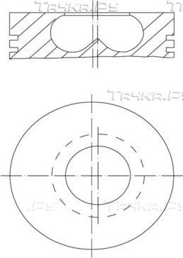 Поршень Mahle для BMW 1 III (F40) 2015-2026. Артикул 081 PI 00123 002