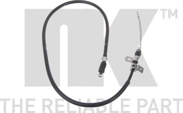 Трос ручника (тросик ручного тормоза) NK. Артикул 903519