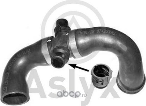 ПАТРУБОК РАДИАТОРА BMW 3F30 20i25i (Aslyx). Артикул AS601569