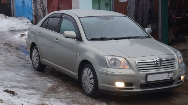 Дефлекторы V-Star для окон Toyota Avensis II седан 2003-2008. Артикул D10017