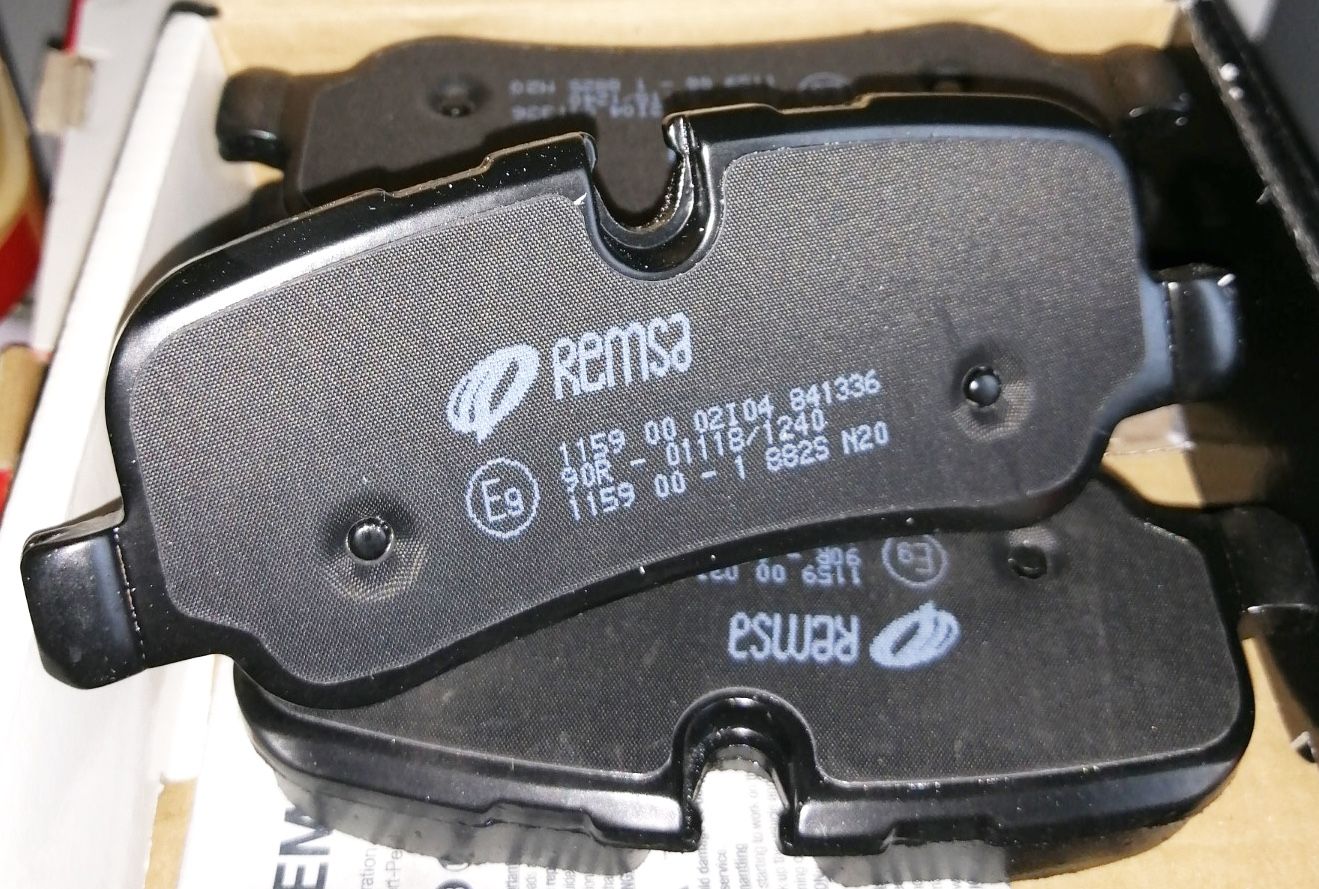 Тормозные колодки Remsa. Артикул 1159.00