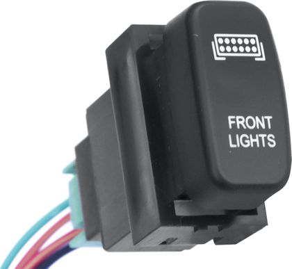 Кнопка РИФ включения/выключения FRONT LIGHTS с оранжевой подсветкой для Mitsubishi L200 IV 2009-2015. Артикул RIF22-1-5105605