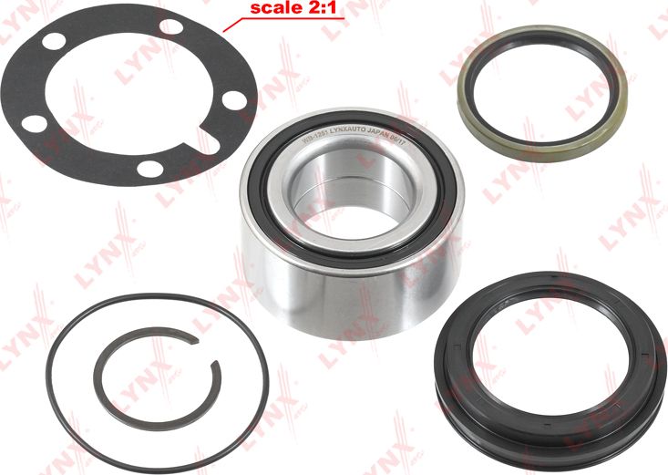 Ступичный подшипник (комплект) LYNXauto. Артикул WB-1251