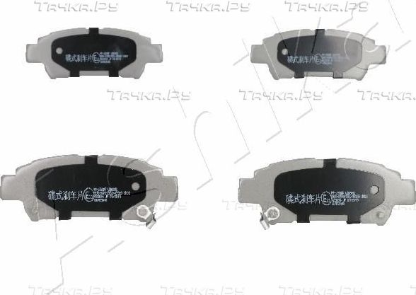 Тормозные колодки ASHIKA задние для Toyota Ipsum II (M20) 2001-2010. Артикул 51-02-258