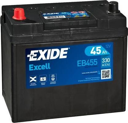 Аккумулятор Exide Excell **. Артикул EB455
