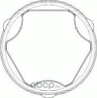 304120_к-кт пыльника ШРУСа!/Peugeot 1007/108/206/301, Citroen C2/C3 1.1-1.6i/1.4 (GKN). Артикул 304120