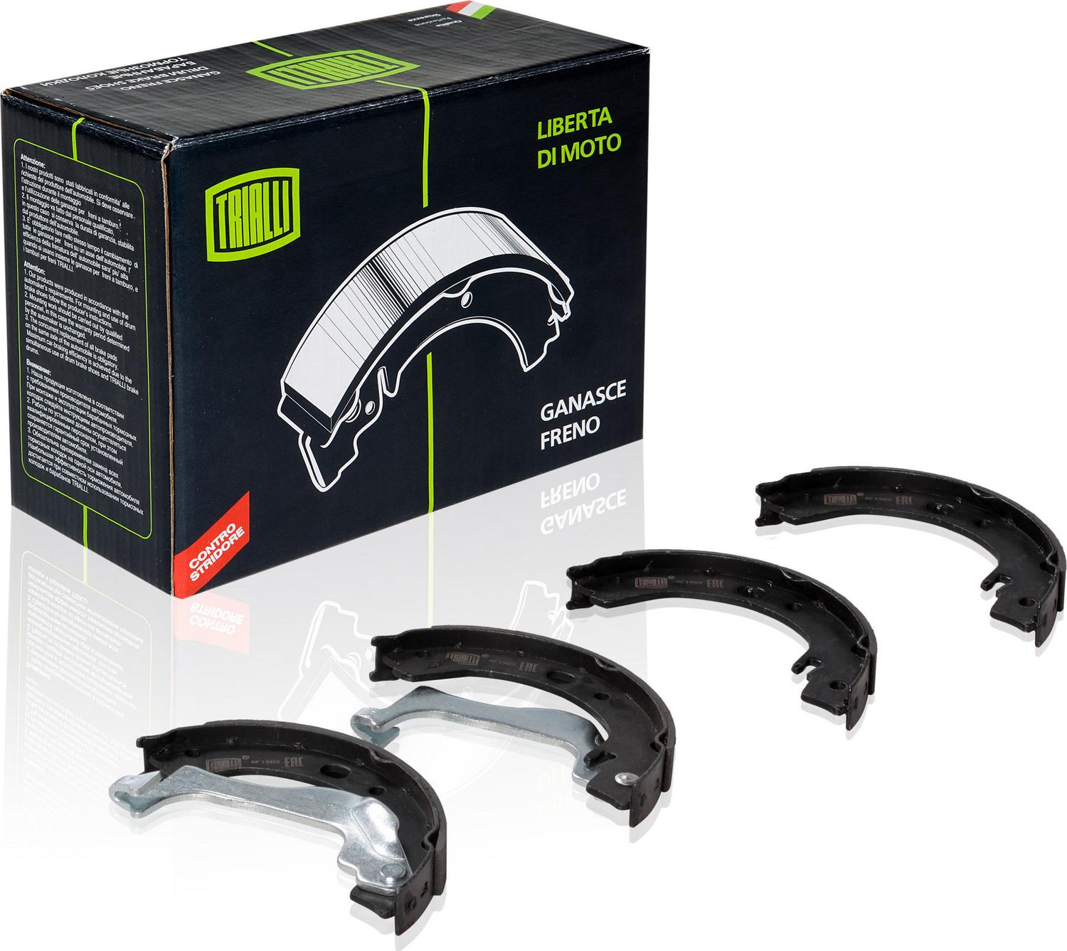 Тормозные колодки (стояночная тормозная система) Trialli. Артикул GF 1902