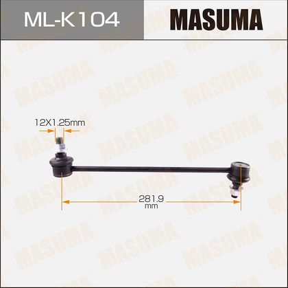 Стойка (тяга) стабилизатора Masuma передняя правая/левая для Hyundai Creta I 2016-2024. Артикул ML-K104