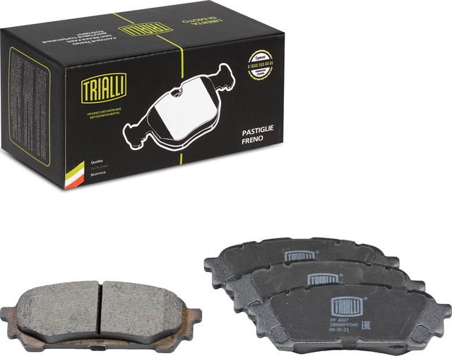 Тормозные колодки Trialli (Low-Metallic). Артикул PF 4097
