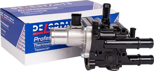 Термостат в сборе с корпусом Chevrolet AVEO  CRUZE  ORLANDO (Delcoparts). Артикул 19372525