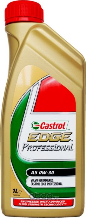 Масло моторное синтетическое EDGE Professional A5 Volvo Titanium FST 0W-30 (1л) (Castrol). Артикул 4008177073564