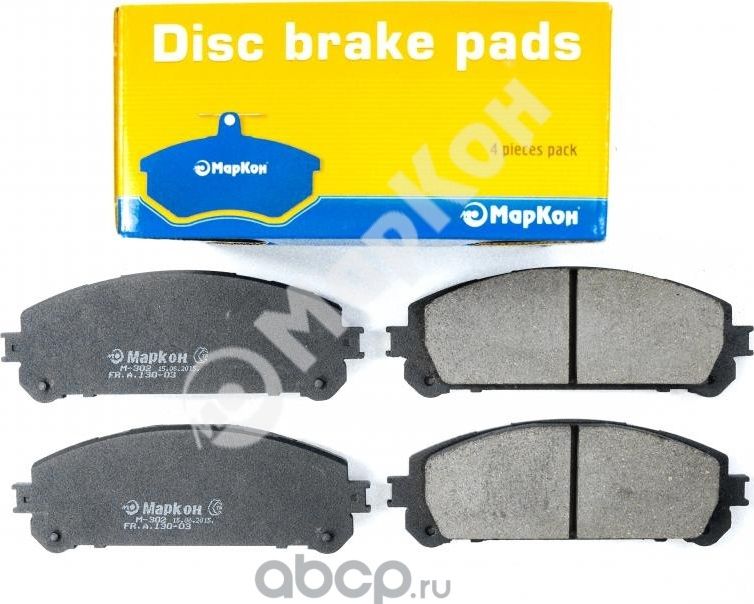 Колодки тормозные дисковые к-т передние LEXUS RX III   TOYOTA Prius Plus  Highlander  (Markon) Markon. Артикул 44700175