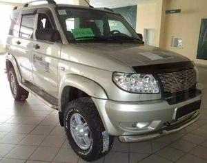 Дефлектор Vip-Tuning для капота УАЗ Patriot (3163, Sport 3164) 2005-2025. Артикул UA01