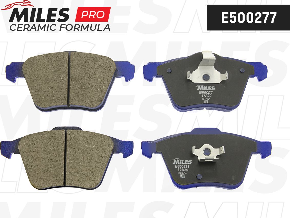 Тормозные колодки Miles (Керамика). Артикул E500277