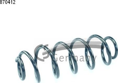Пружина подвески CS-Germany задняя для Citroen DS4 2011-2015. Артикул 14.870.412