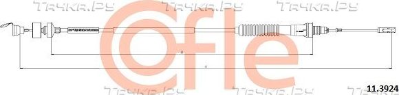 Трос сцепления Cofle для Fiat Scudo I 1998-2006. Артикул 92.11.3924