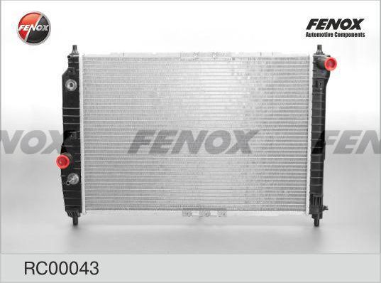 Радиатор охлаждения двигателя Fenox. Артикул RC00043