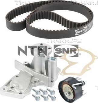Помпа (водяной насос) с комплектом ремня ГРМ NTN / SNR для Ford S-MAX I 2010-2014. Артикул KDP452.270