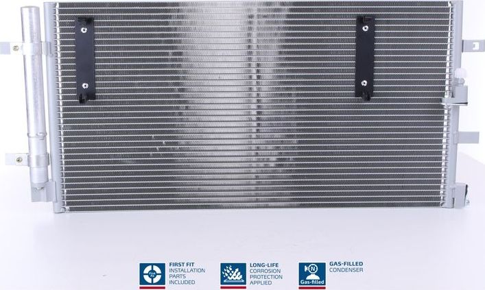 Радиатор кондиционера (конденсатор) Nissens (алюминий). Артикул 940042