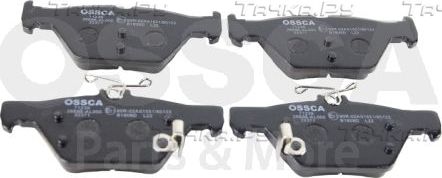 Тормозные колодки OSSCA. Артикул 71239