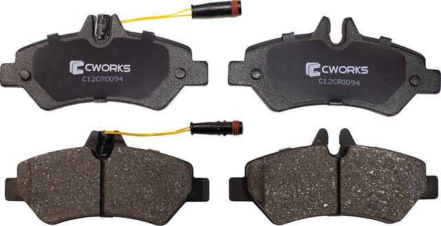 Колодки тормозные задние (Low Metallic) (Cworks). Артикул C12CR0094